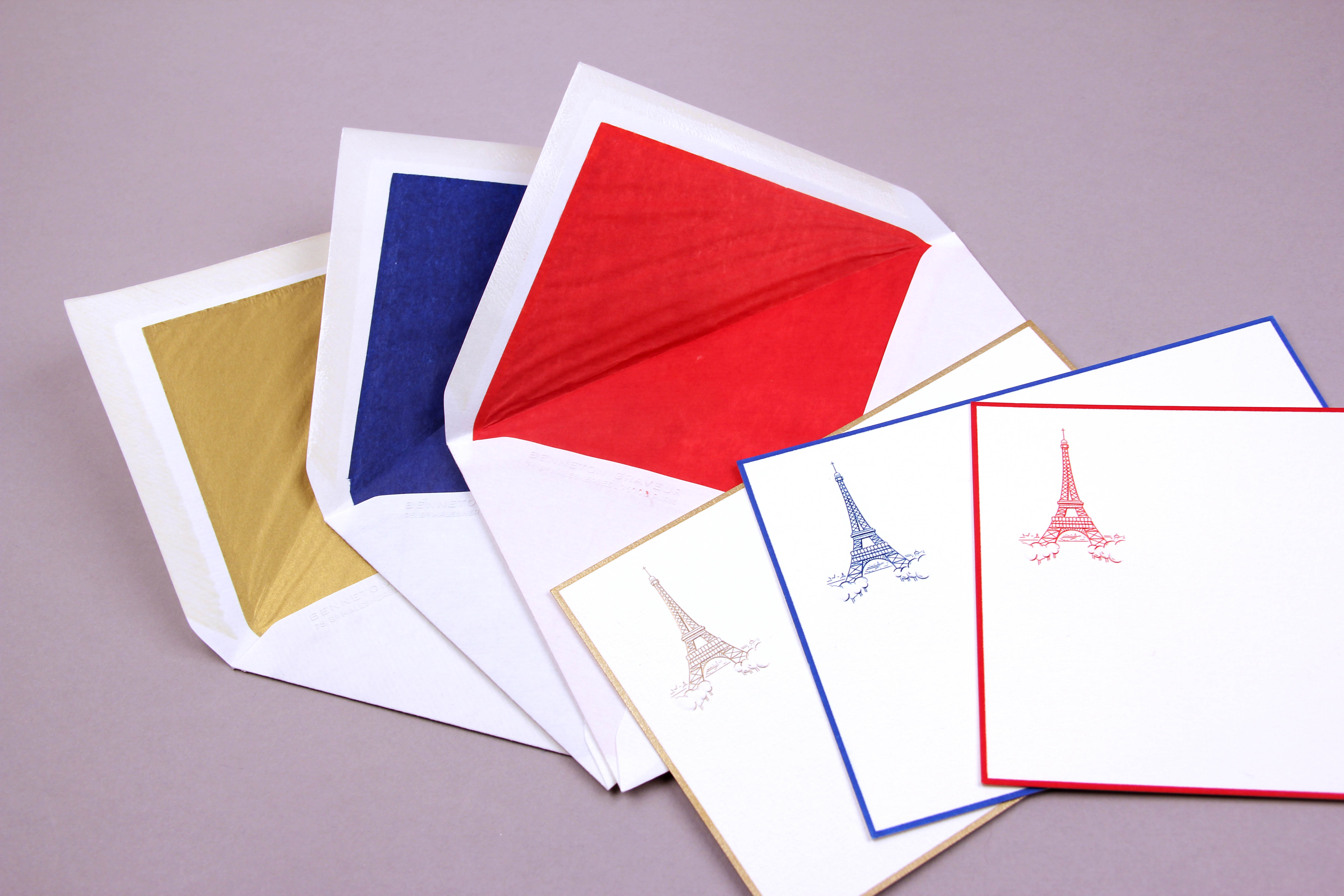 Eiffel tower cards